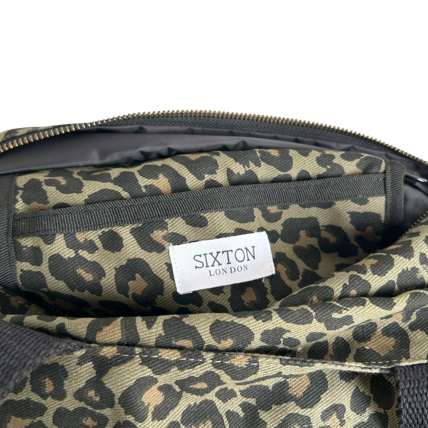 Day trip tote bag - Green Leopard print