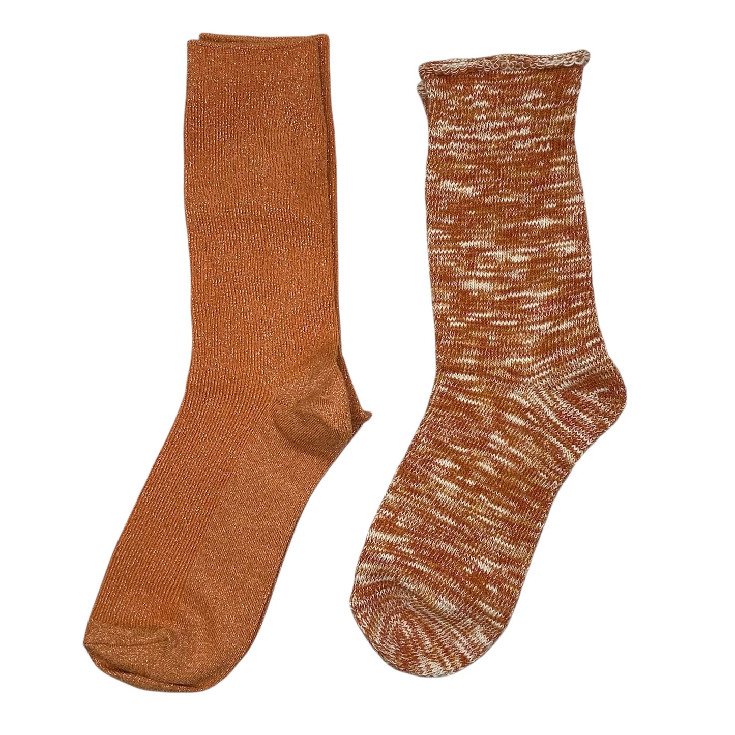 Rust Fargo & Orange Vegas sock box duo