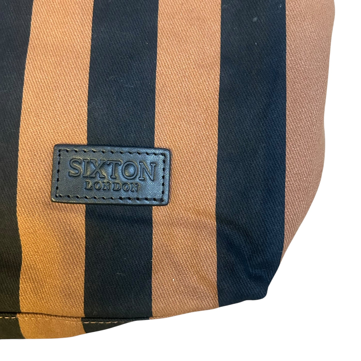Day trip tote bag - Striped brown & black