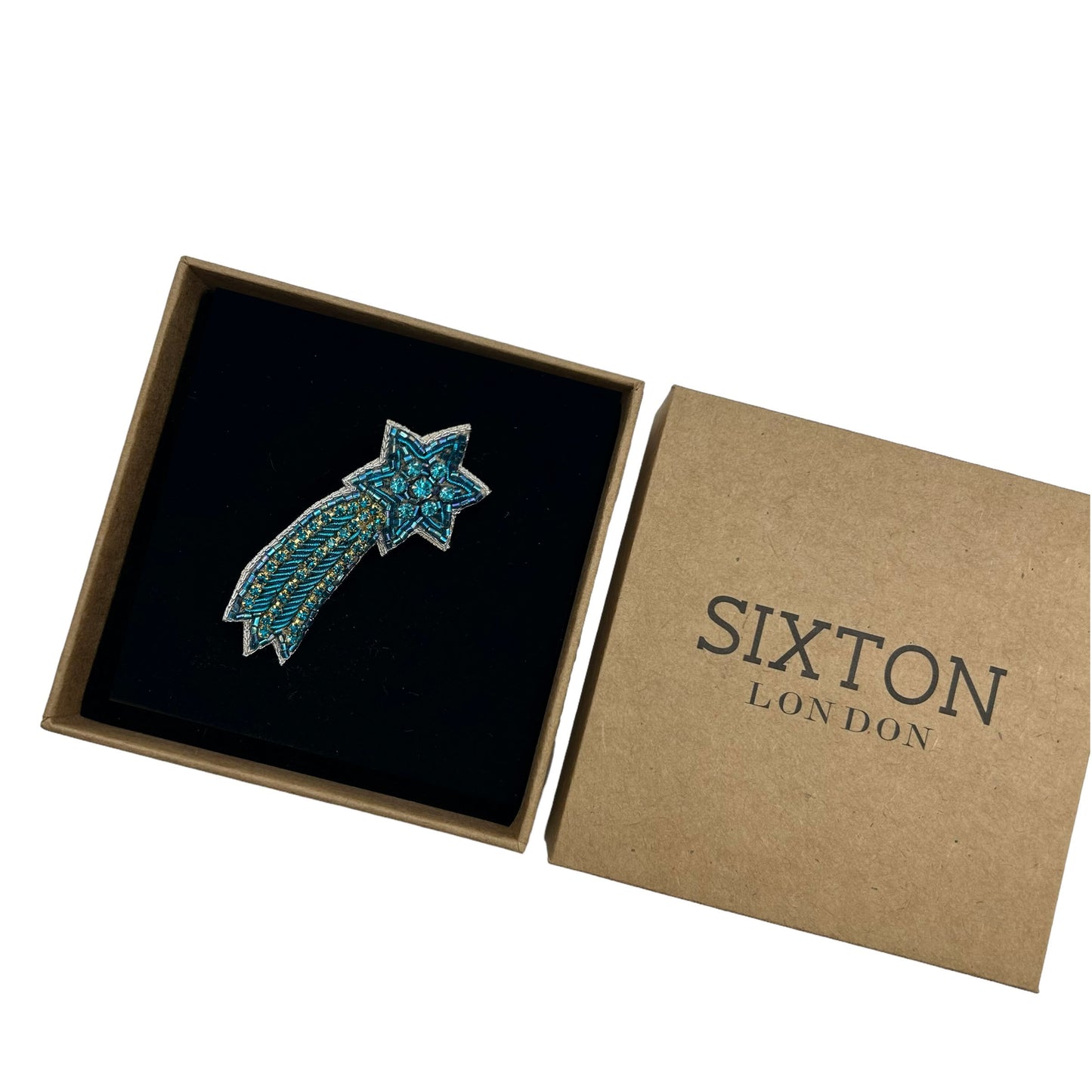 Blue Shooting Star pin