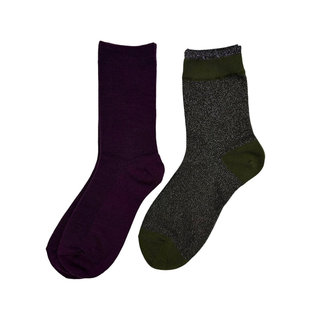 Barcelona Purple & Tokyo Ivy sock box duo