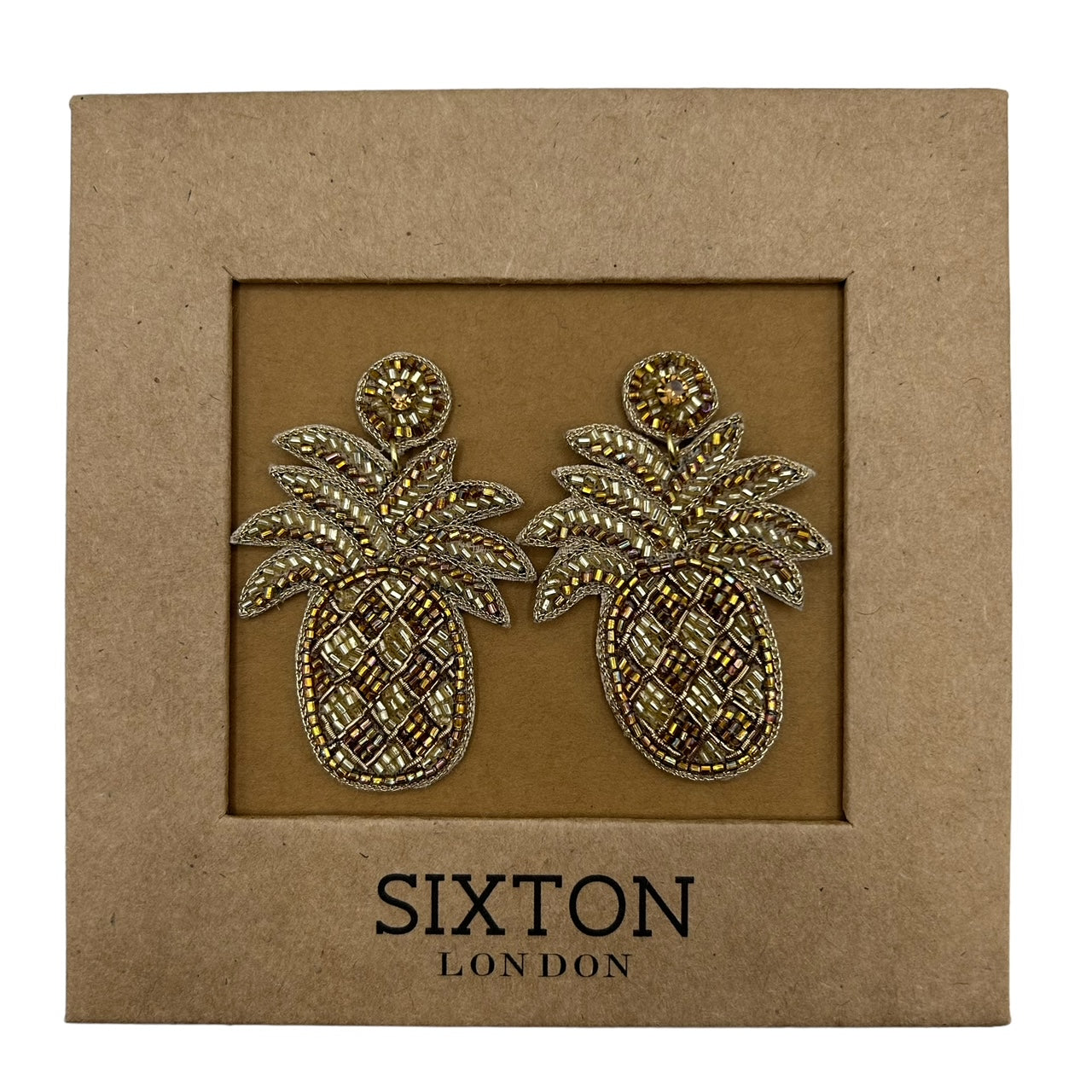 Pineapple earrings