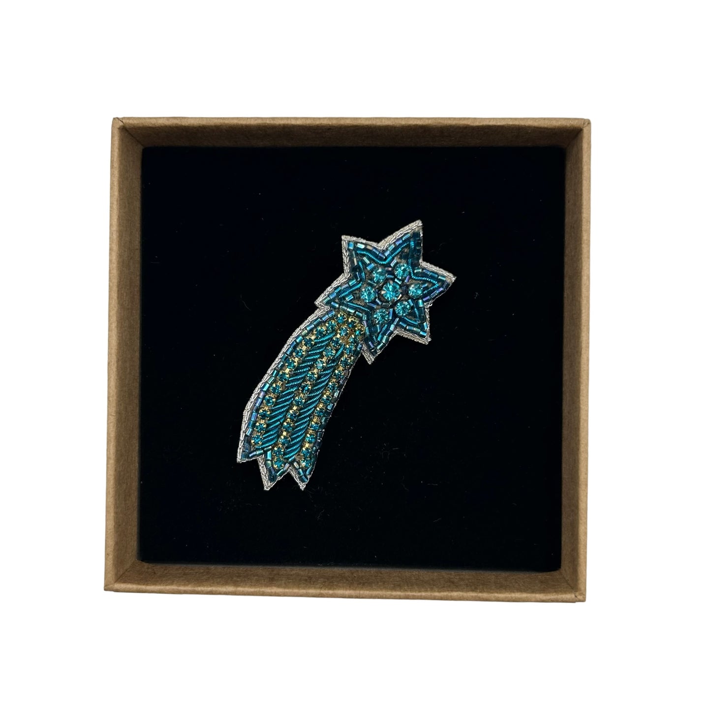 Blue Shooting Star pin