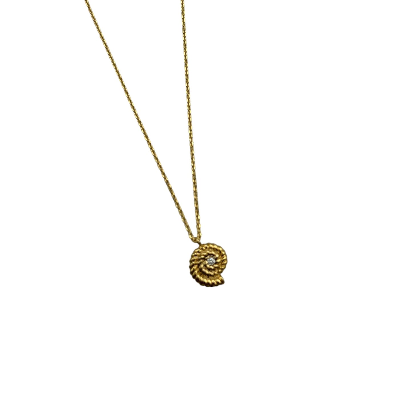 Boho Ammonite Necklace
