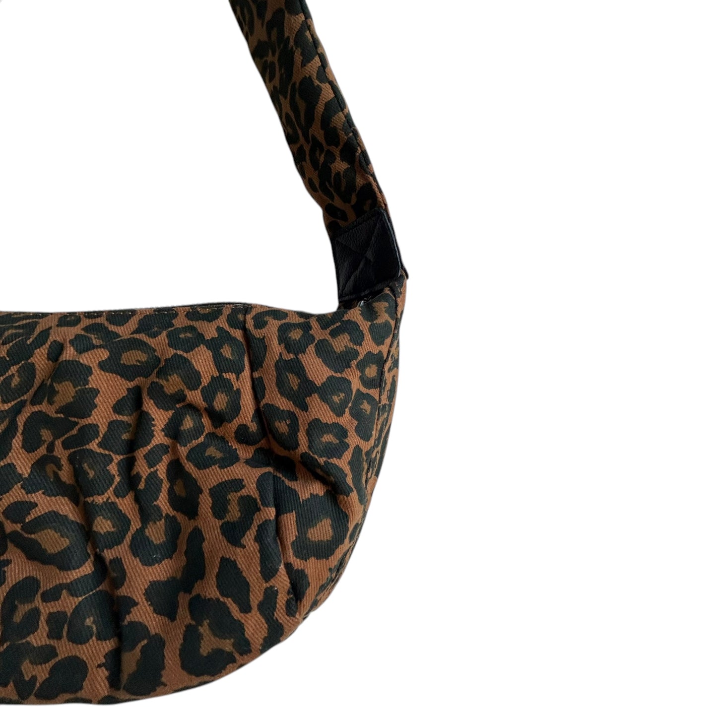 Brixton cross body sling bag - brown leopard print - small