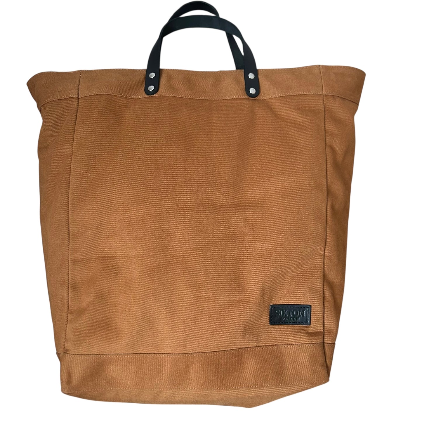 Clovelly Backpack - brown cotton canvas