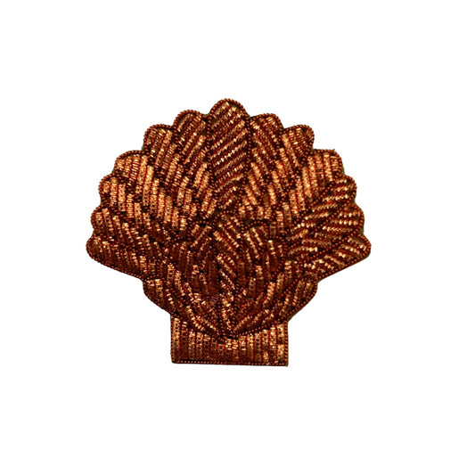 Coral Shell brooch / pin