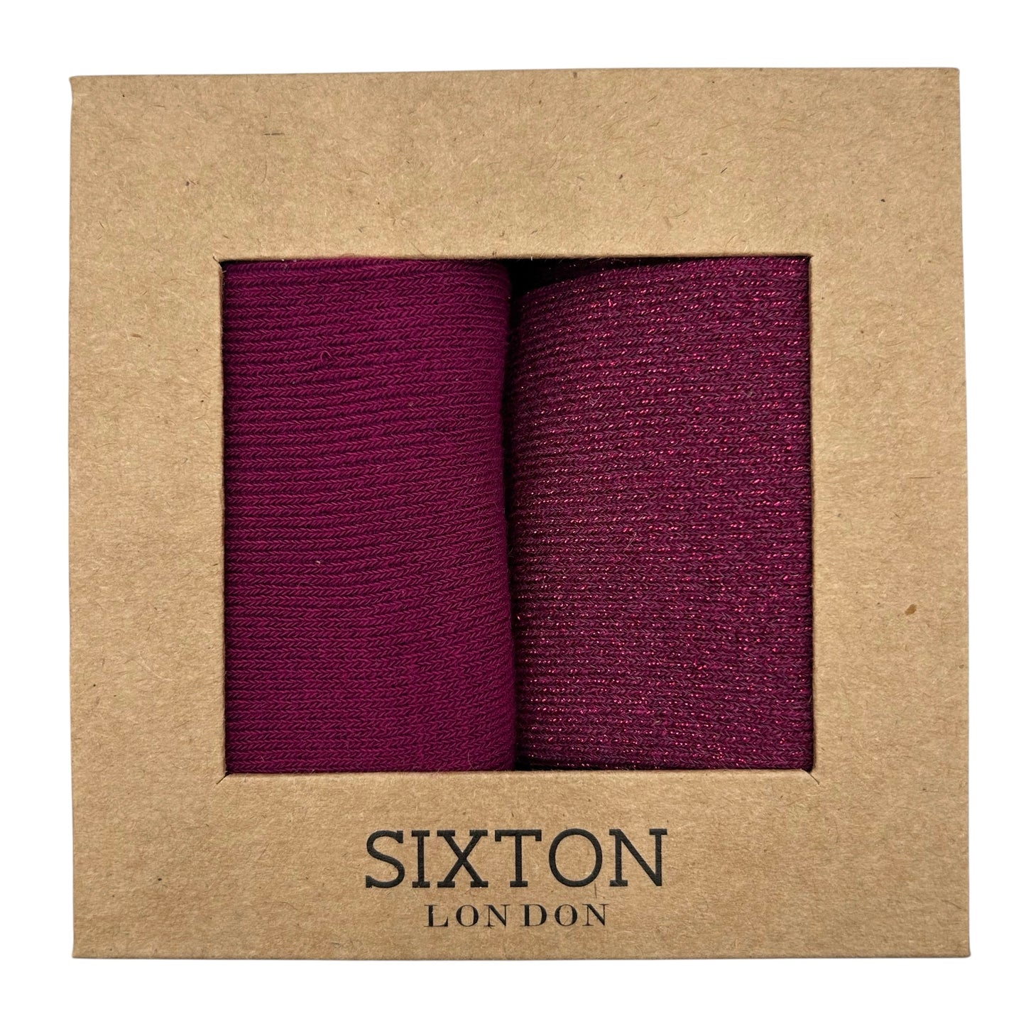 Fuchsia Vegas & Sienna sock box duo