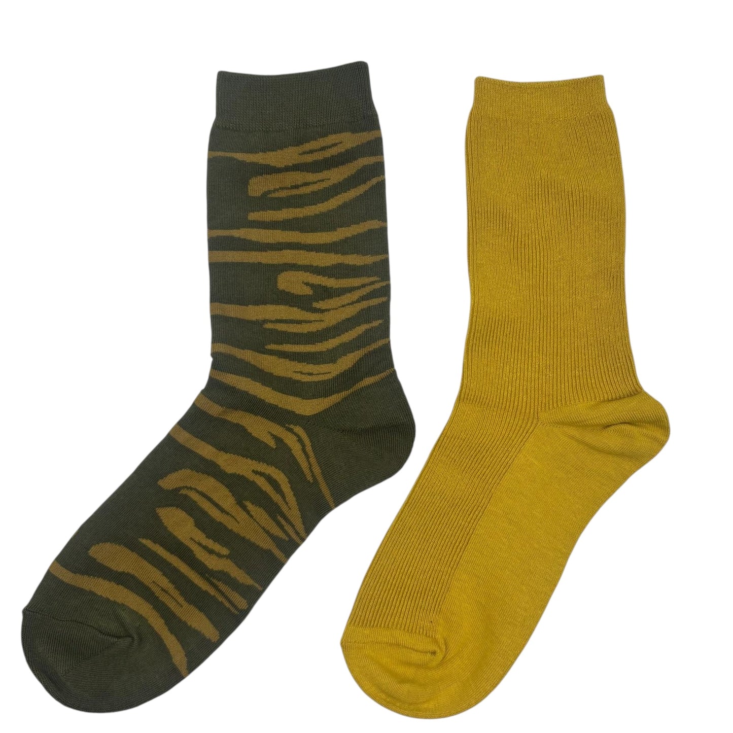 Ivy Savannah & Mustard Sienna sock box duo with embroidered brooch