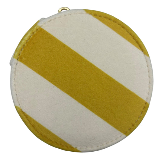 Jewellery Travel Pot in yellow stripe