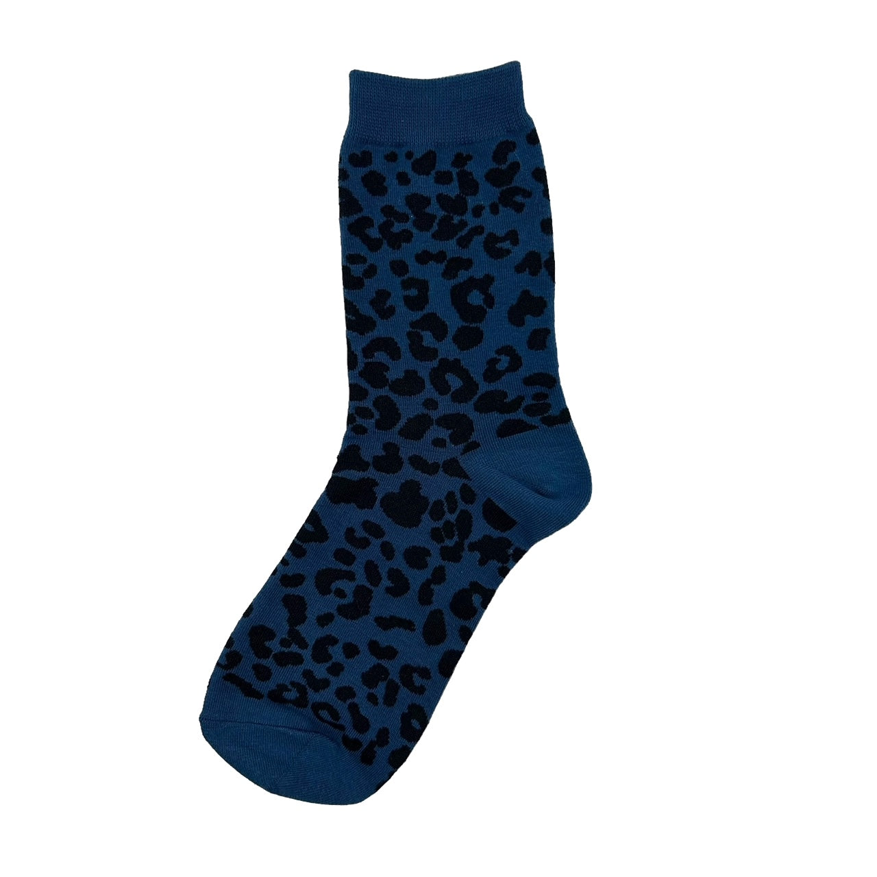Denim Leopard & Tokyo sock box duo with pin