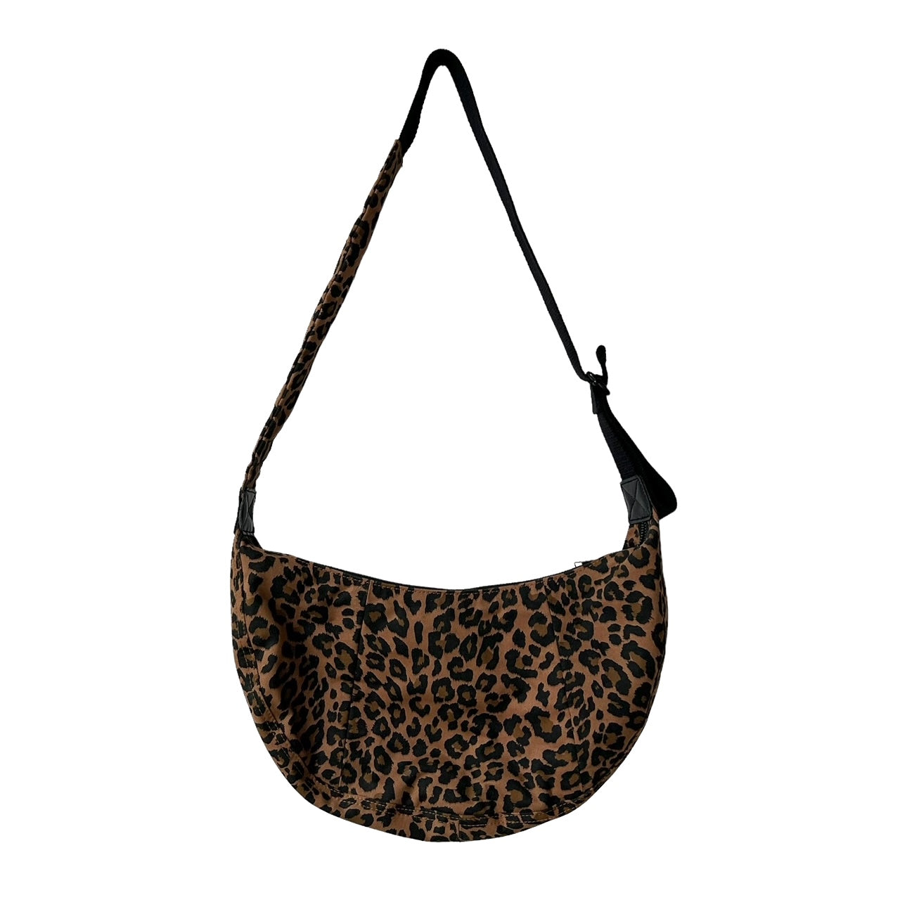 Brixton cross body sling bag - brown leopard print - small