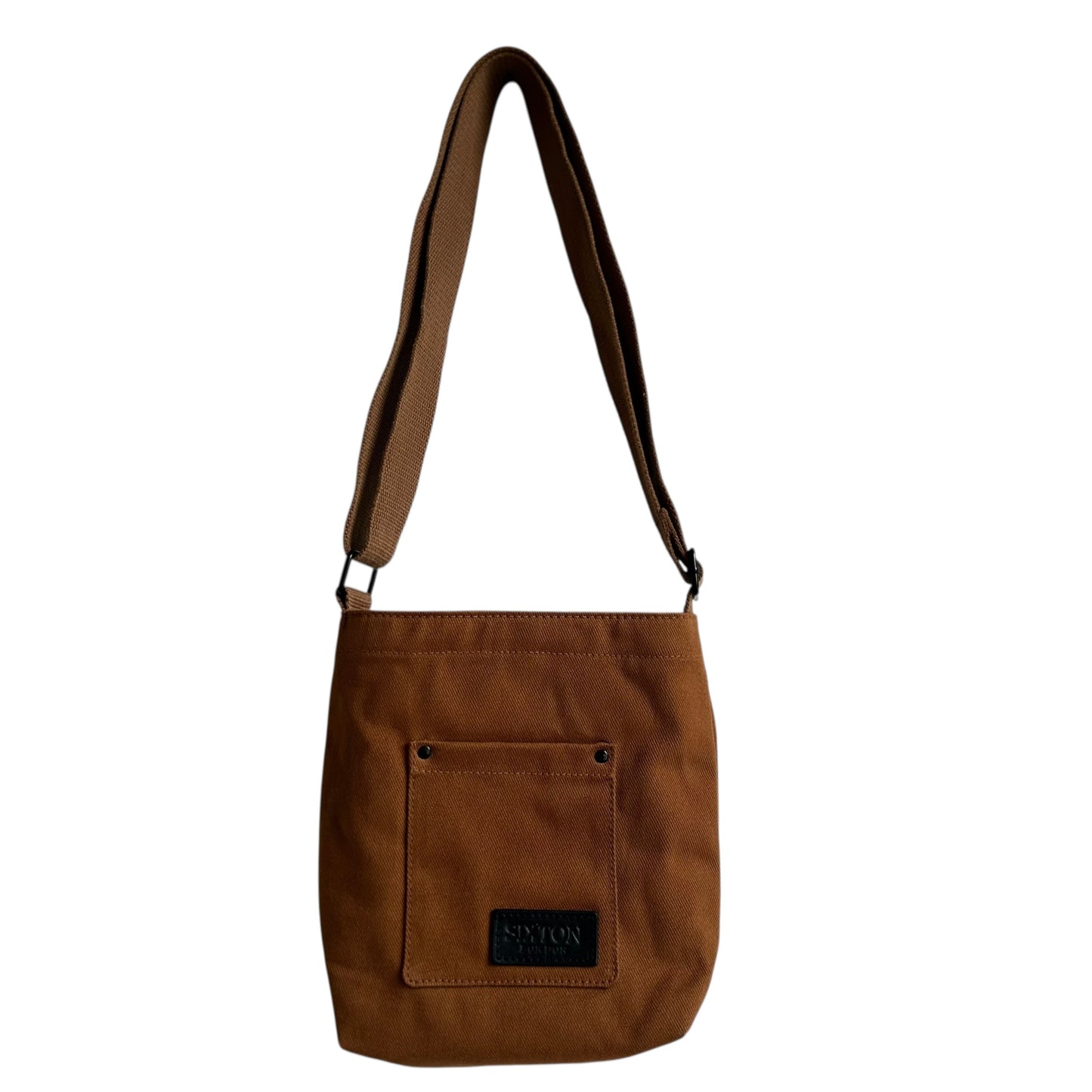Lisbon city bag - Brown cotton canvas