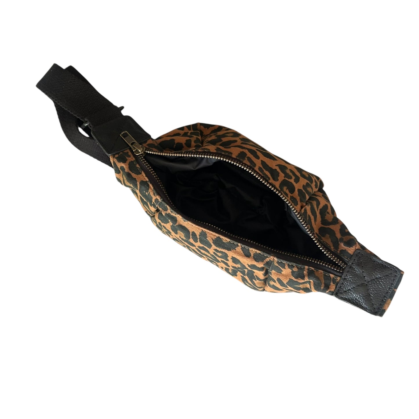 NEW Mini Brixton cross body sling bag brown leopard print