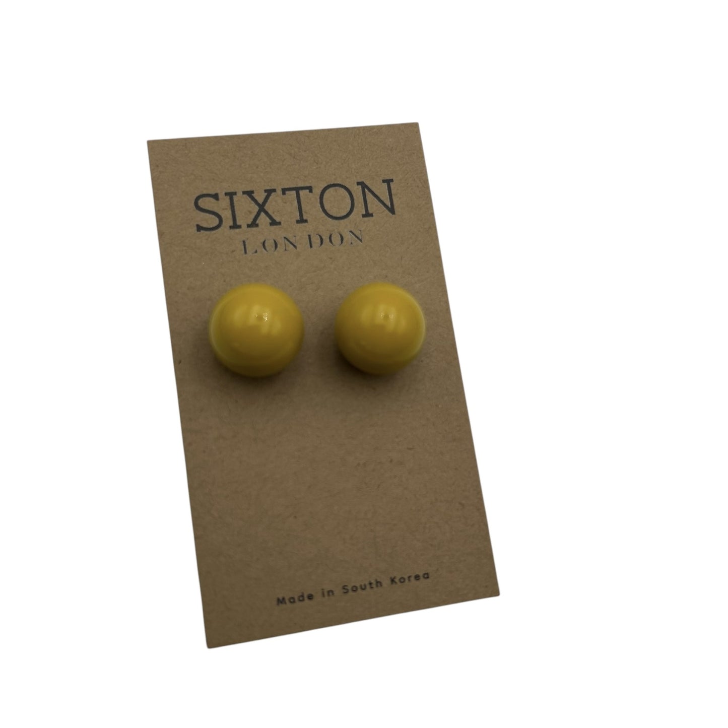 Orb stud earrings