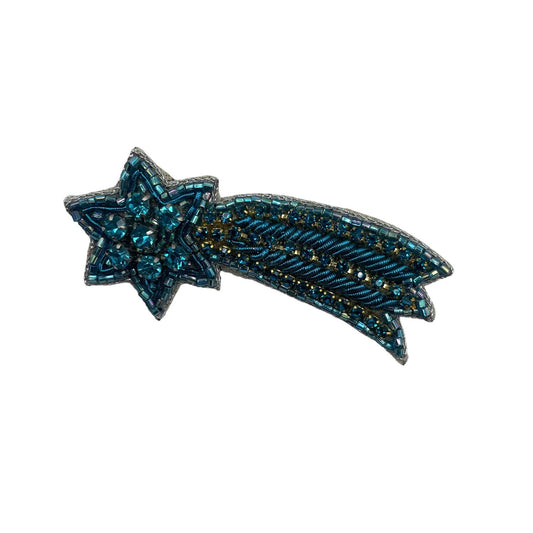 Blue Shooting Star pin