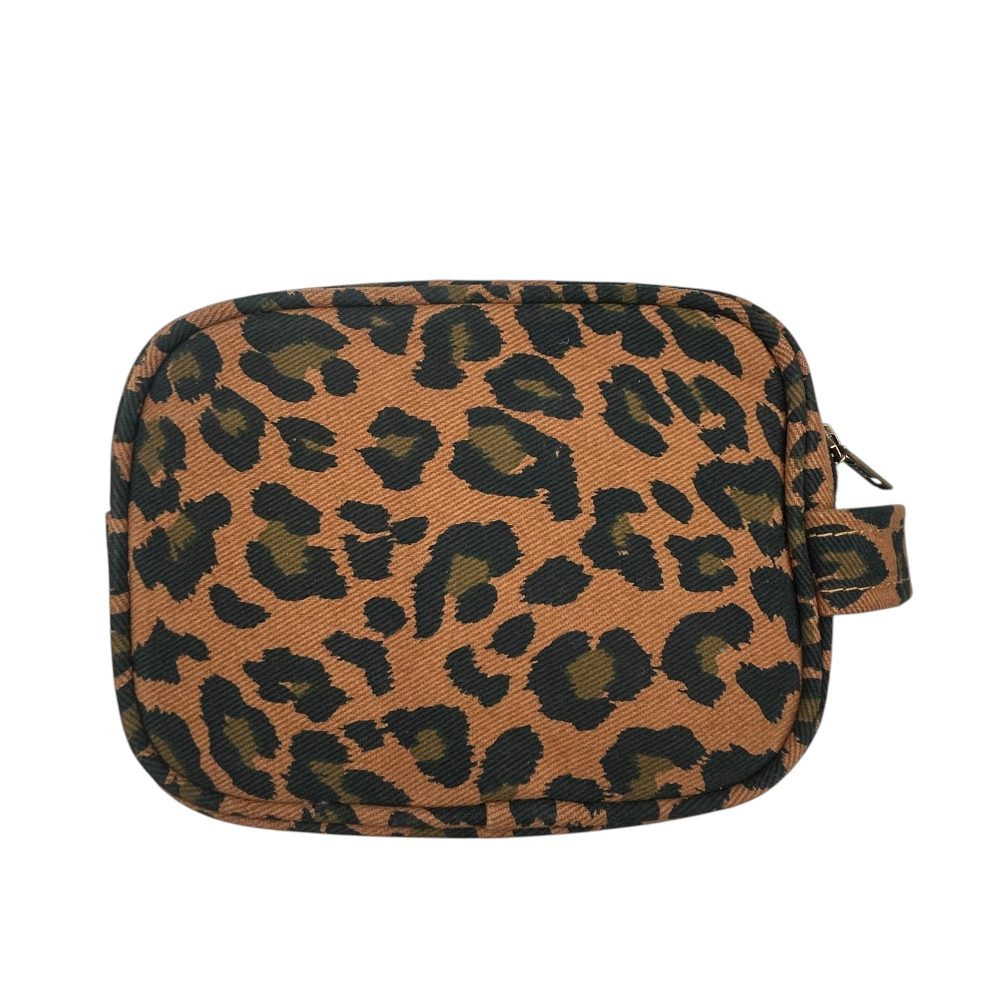 Small Leopard Print Makeup Bag