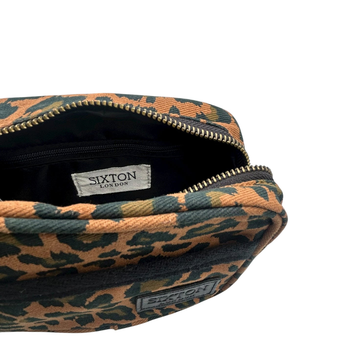 Small Leopard Print Makeup Bag