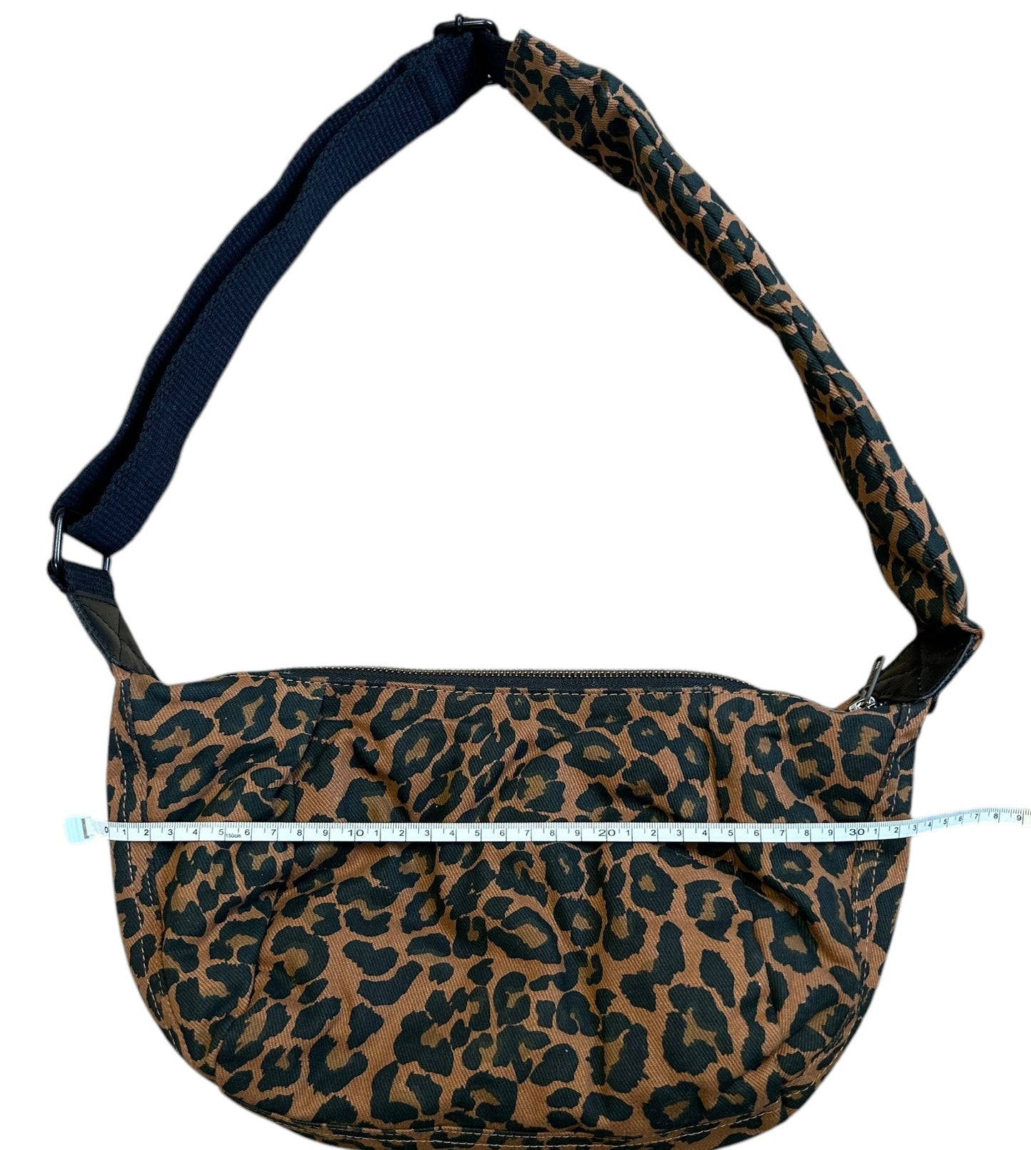 Brixton cross body sling bag - brown leopard print - small