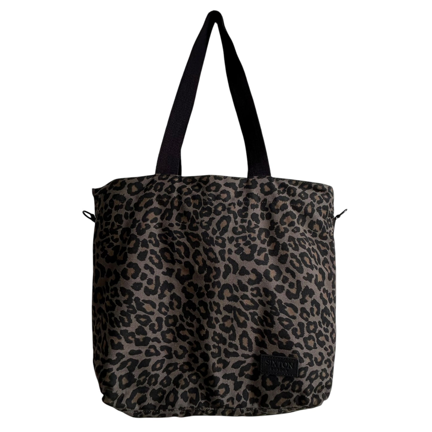 Day trip tote bag - Grey Leopard print