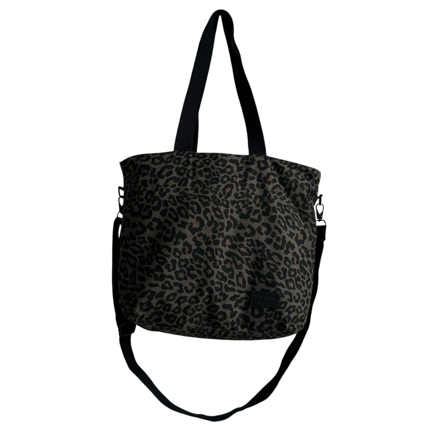 Day trip tote bag - Grey Leopard print