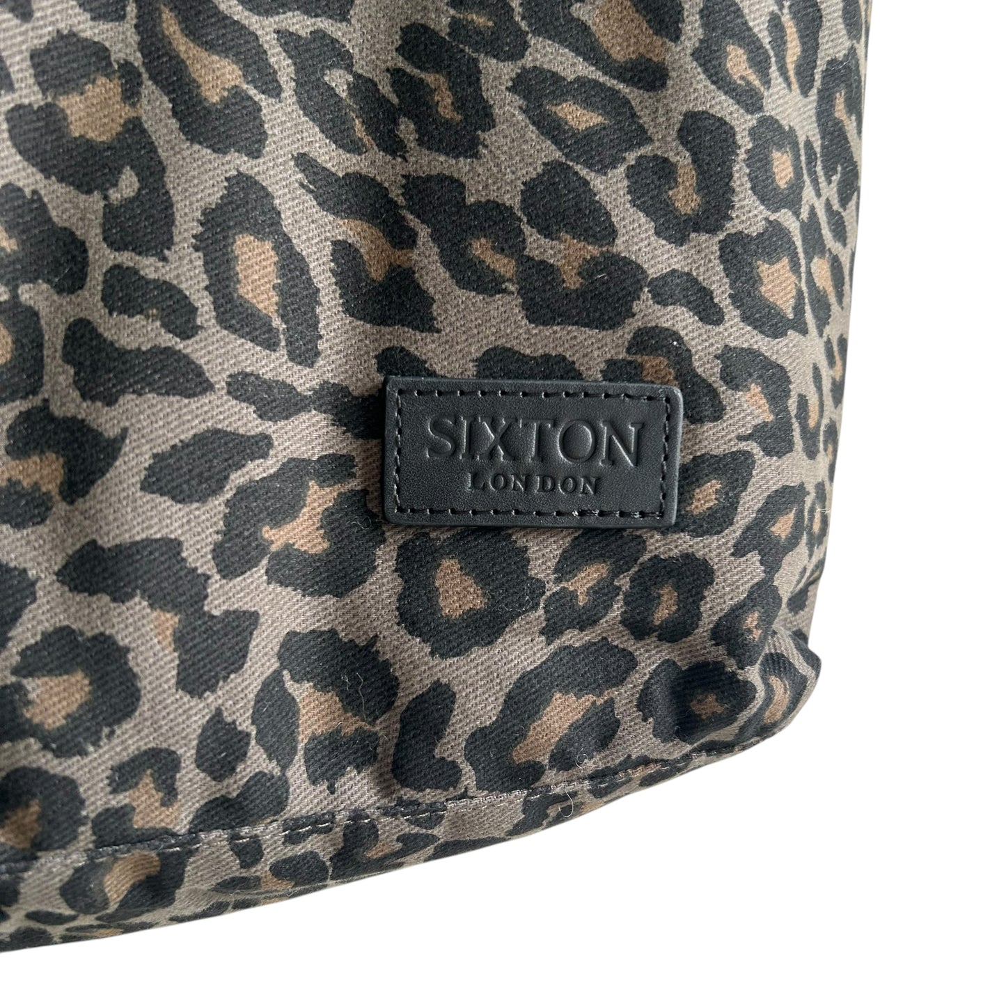 Day trip tote bag - Grey Leopard print