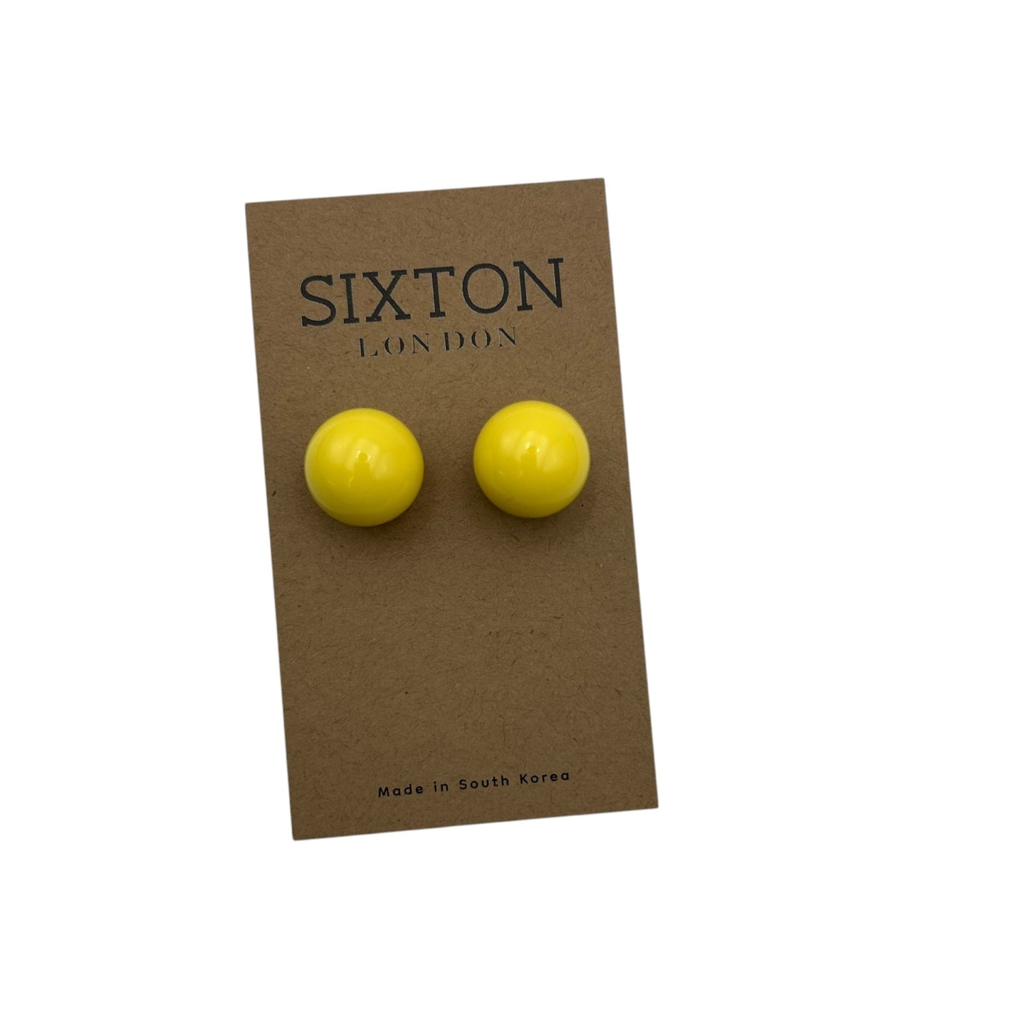 Orb stud earrings