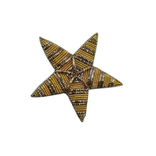 Gold Star brooch / pin