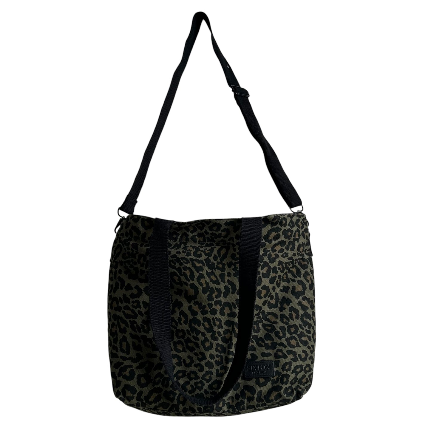 Day trip tote bag - Green Leopard print