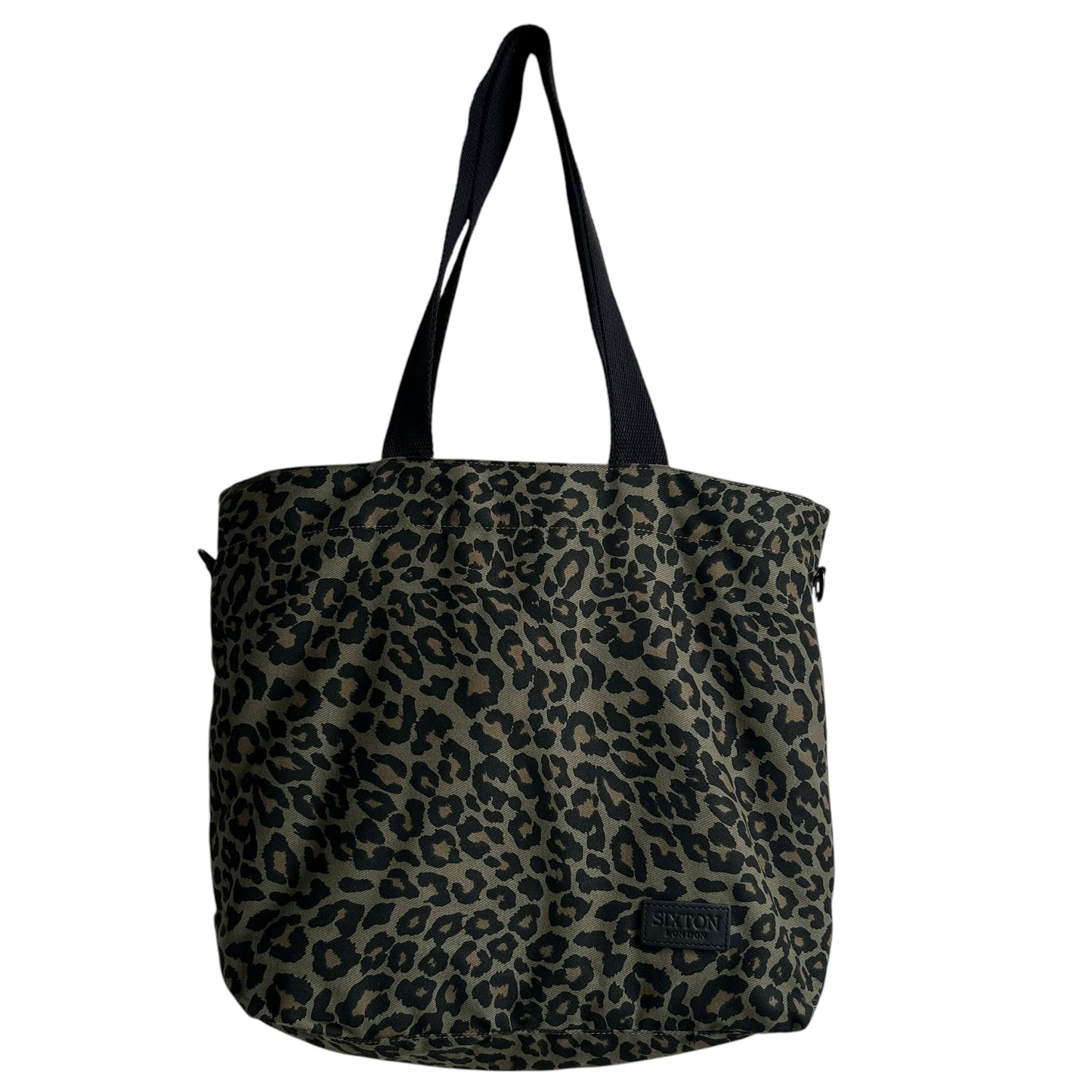Day trip tote bag - Green Leopard print