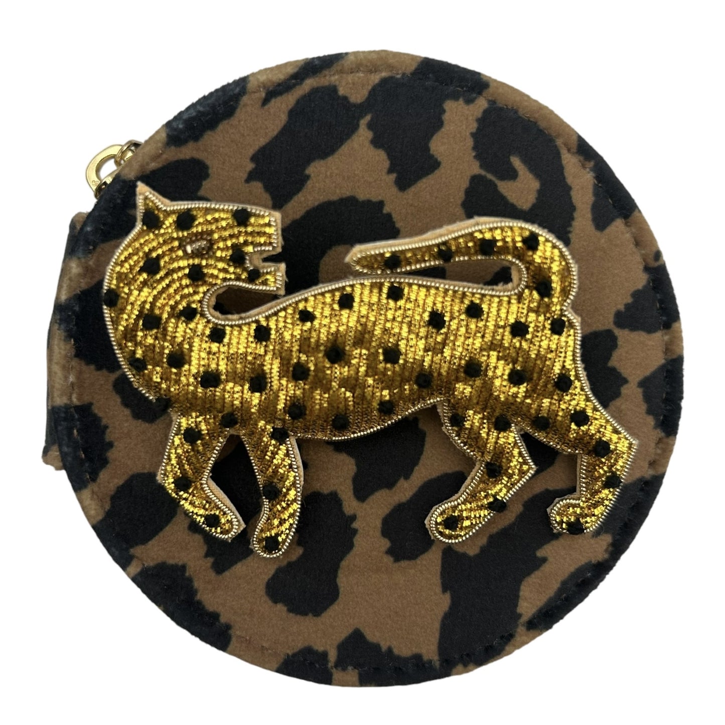 Jewellery Travel Pot in leopard print - Leopard pin