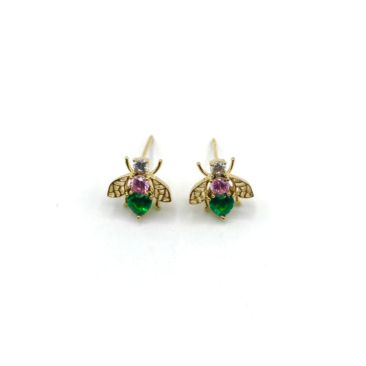 Nouveau Bejwelled Bee earrings