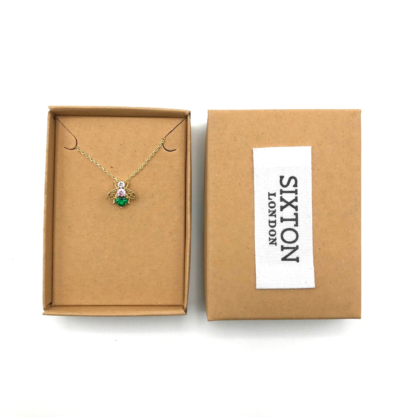 Nouveau Bejewelled Bee necklace