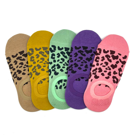 Leopard Trainer socks