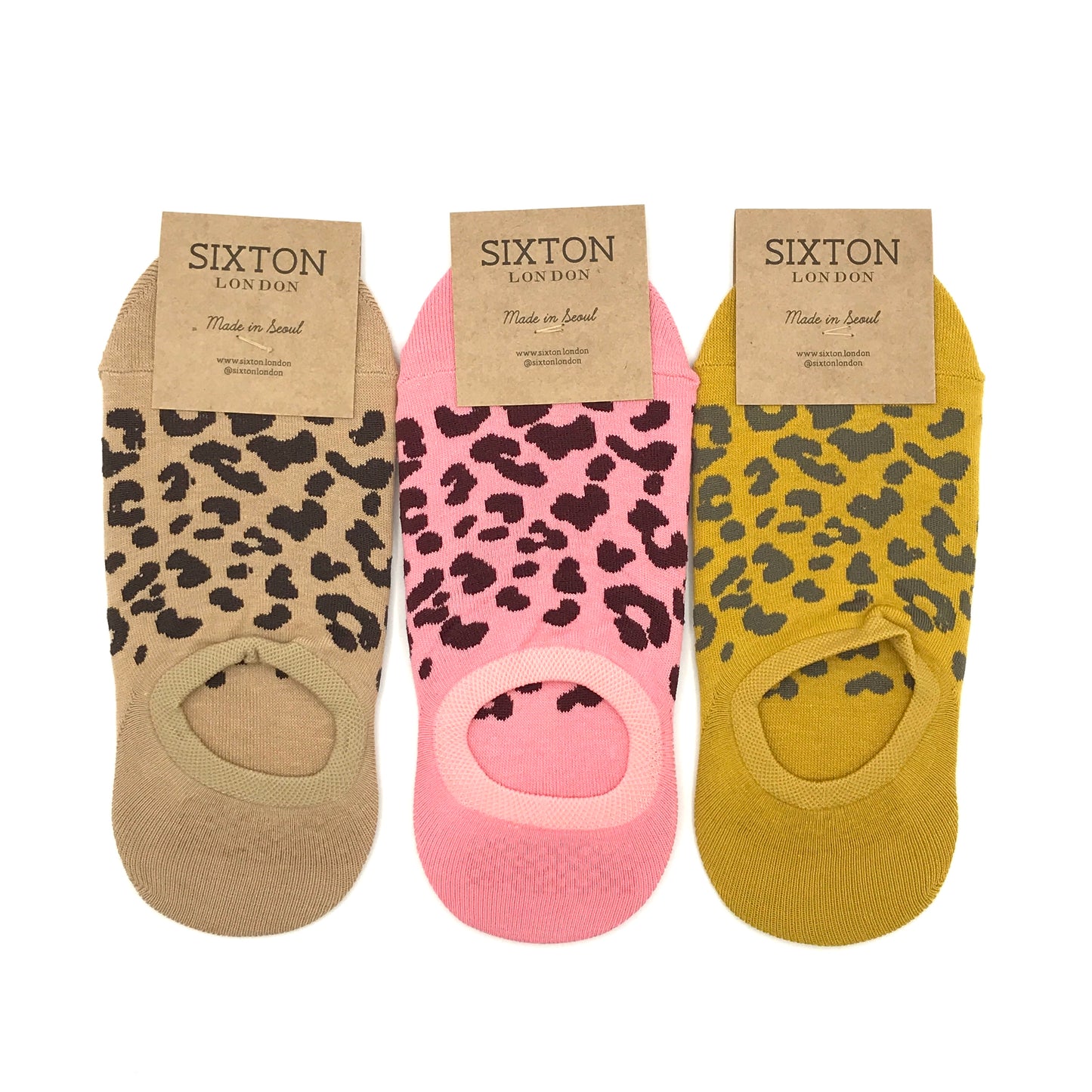 Leopard Trainer socks